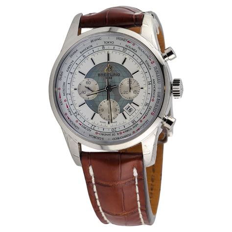 breitling transocean chronograph 1461 steel moonphase|Breitling unitime Transocean pilot watch.